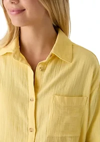 Women's Wanderer Long Sleeve Woven Top