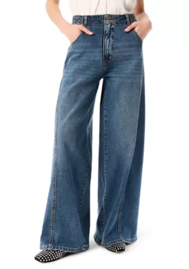 Women's Barrel Seamed Jeans