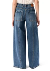 Women's Barrel Seamed Jeans