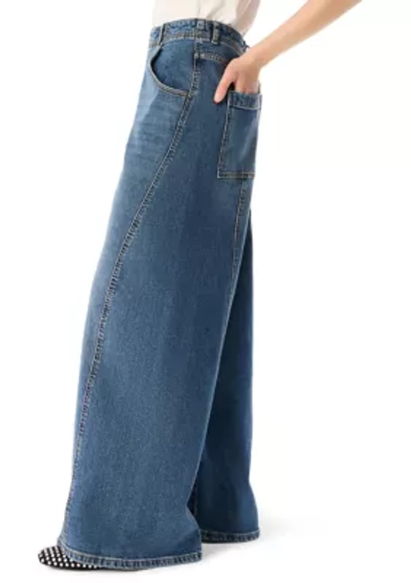 Women's Barrel Seamed Jeans