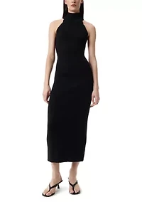 Women's Sleeveless Halter Dress