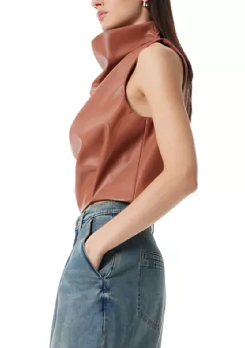 Women's Laine Sleeveless Mock Neck Top