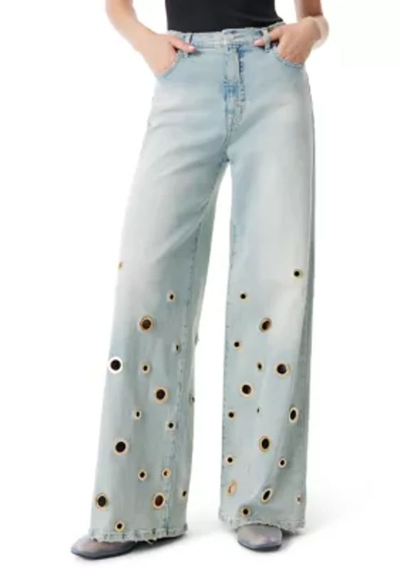 Women's High Rise Wide Leg Pants