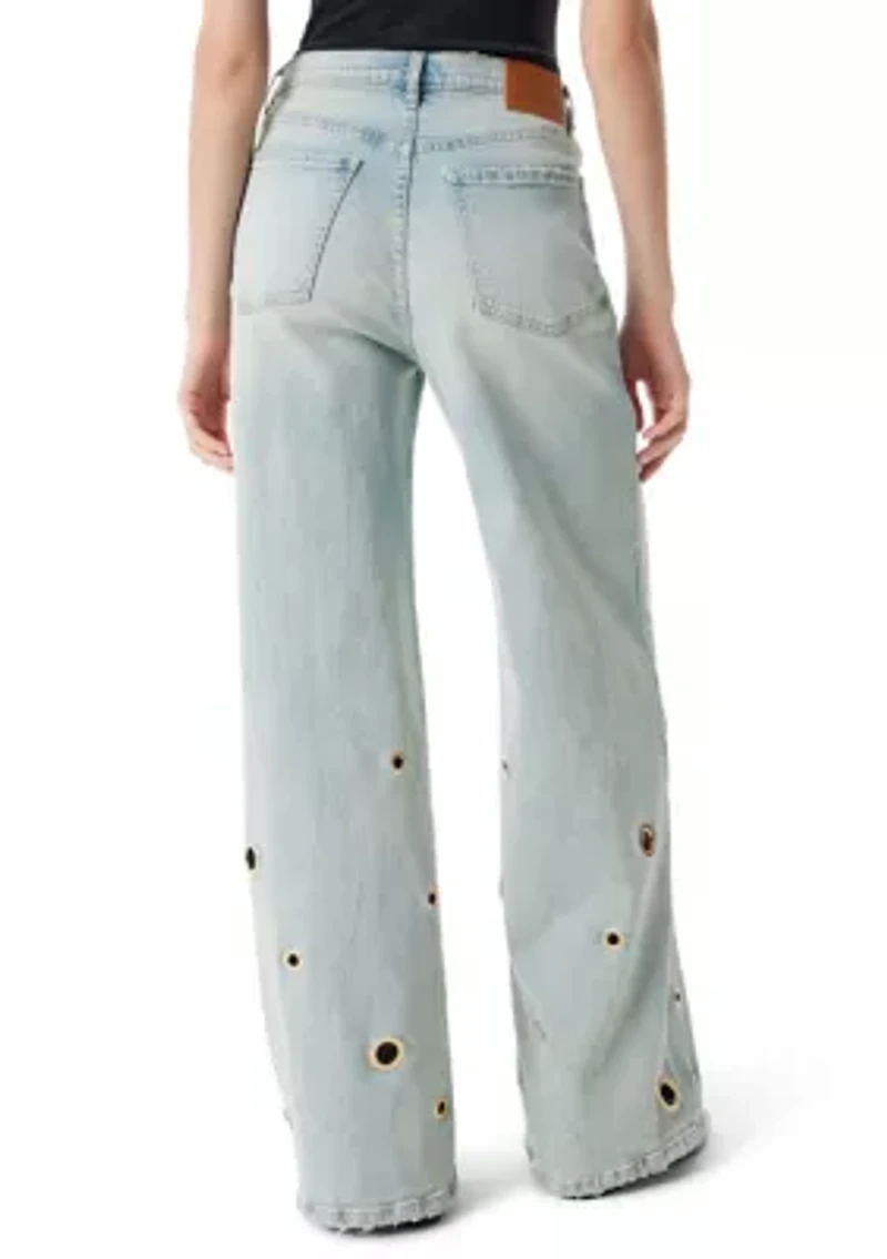 Women's High Rise Wide Leg Pants