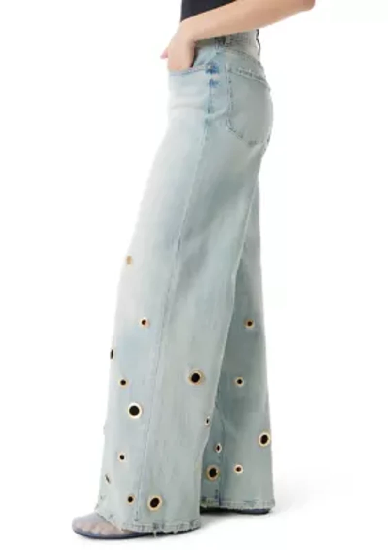 Women's High Rise Wide Leg Pants