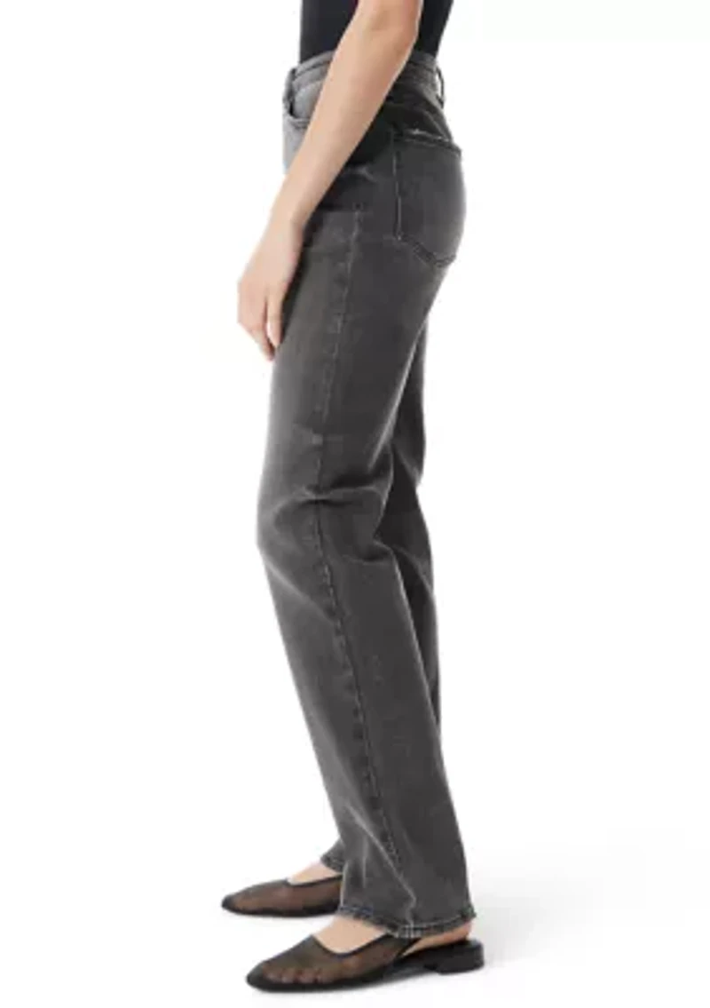 Women's High Rise Slim Straight Leg Pants