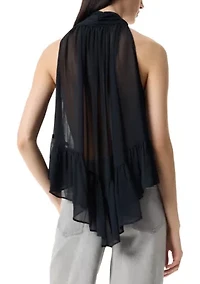 Women's Kellie Volume Halter Neck Top