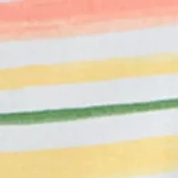 Petite Short Sleeve Striped Shirt