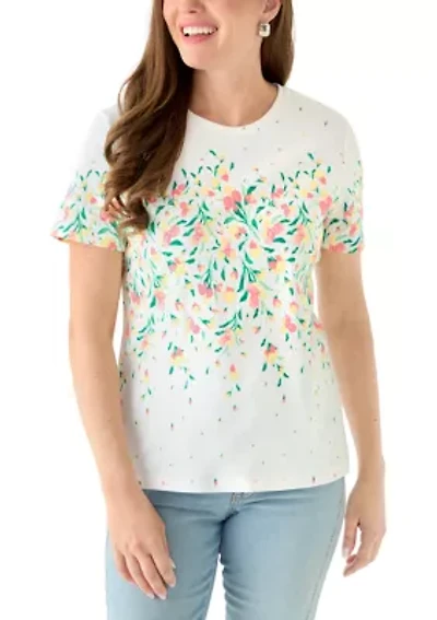 Petite Placement Print T-Shirt