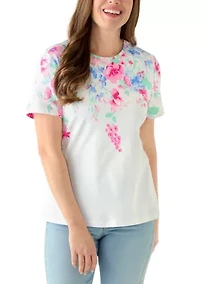 Petite Placement Print T-Shirt