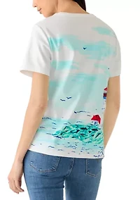 Petite Placement Print T-Shirt