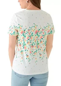 Petite Placement Print T-Shirt