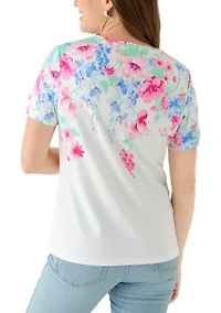 Petite Placement Print T-Shirt