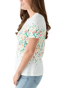 Petite Placement Print T-Shirt