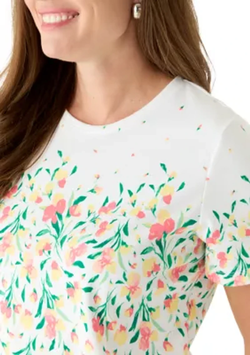 Petite Placement Print T-Shirt