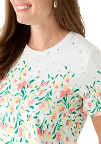 Petite Placement Print T-Shirt