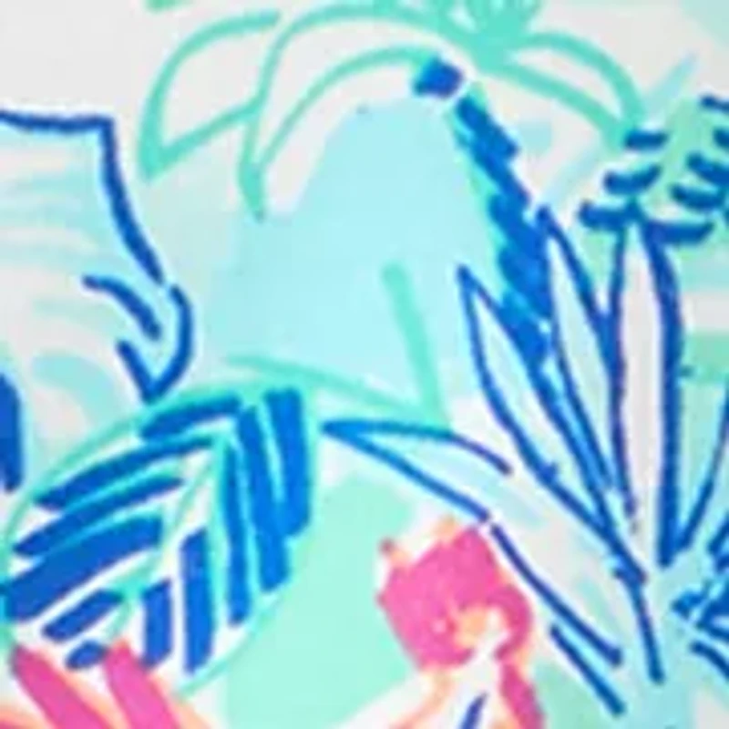 Petite V-Neck Print T-Shirt