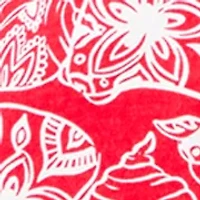 Petite V-Neck Print T-Shirt