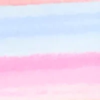 Petite Short Sleeve Striped Cotton V-Neck Top