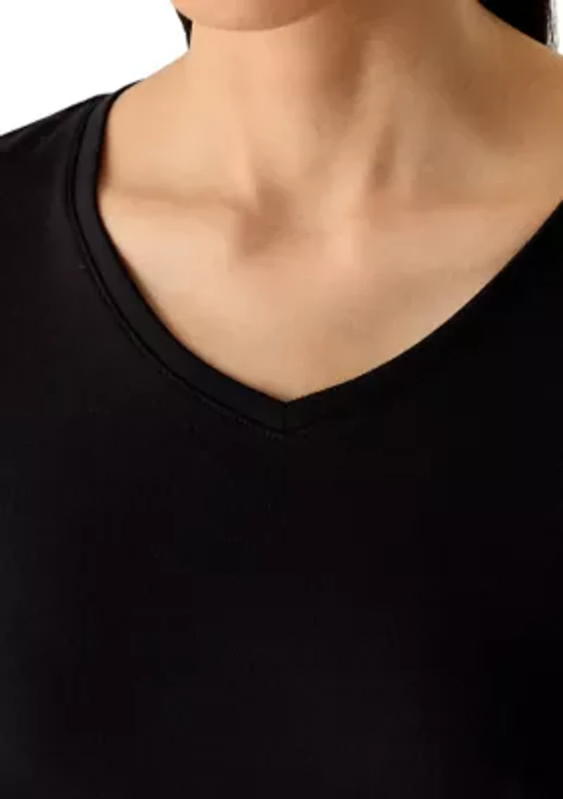 Petite V-Neck T-Shirt