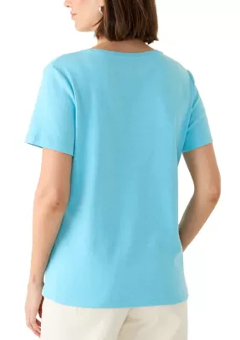 Women's V-Neck Heather T-Shirt