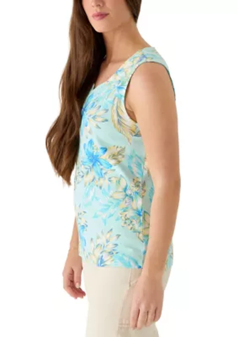 Women's Sleeveless Print Tank Top