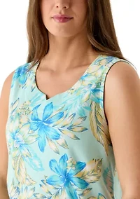 Women's Sleeveless Print Tank Top
