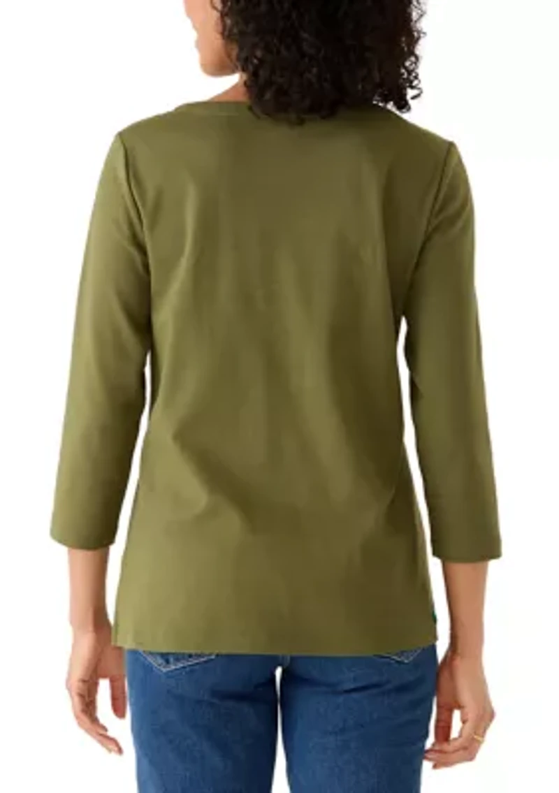 Women's Ladder Neck Top