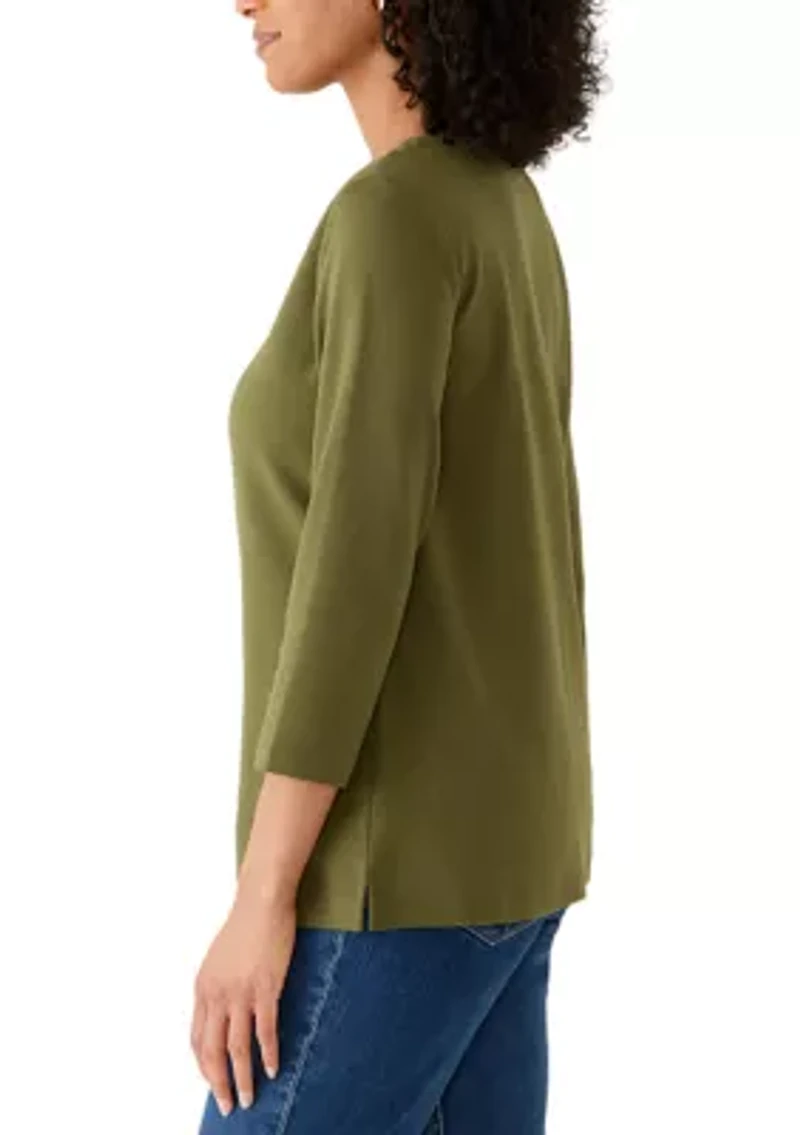 Women's Ladder Neck Top