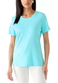 Women's Short Sleeve Crew Neck Fashion T-Shirt