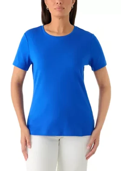 Women's Short Sleeve Crew Neck Fashion T-Shirt
