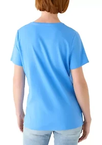 Women's Short Sleeve Crew Neck Fashion T-Shirt