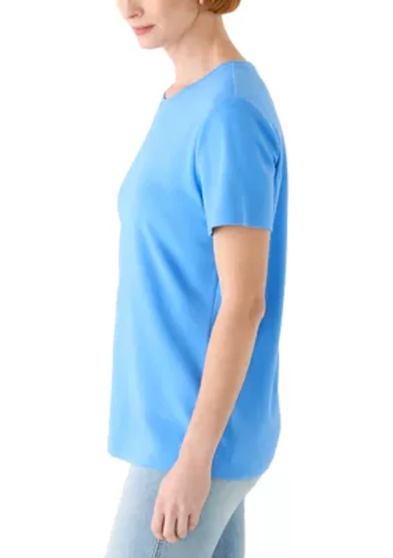 Women's Short Sleeve Crew Neck Fashion T-Shirt