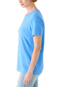 Women's Short Sleeve Crew Neck Fashion T-Shirt
