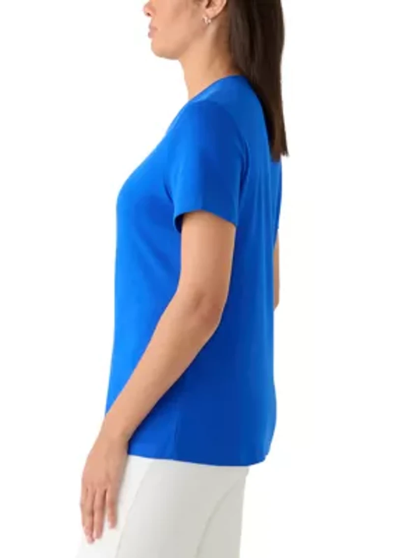 Women's Short Sleeve Crew Neck Fashion T-Shirt