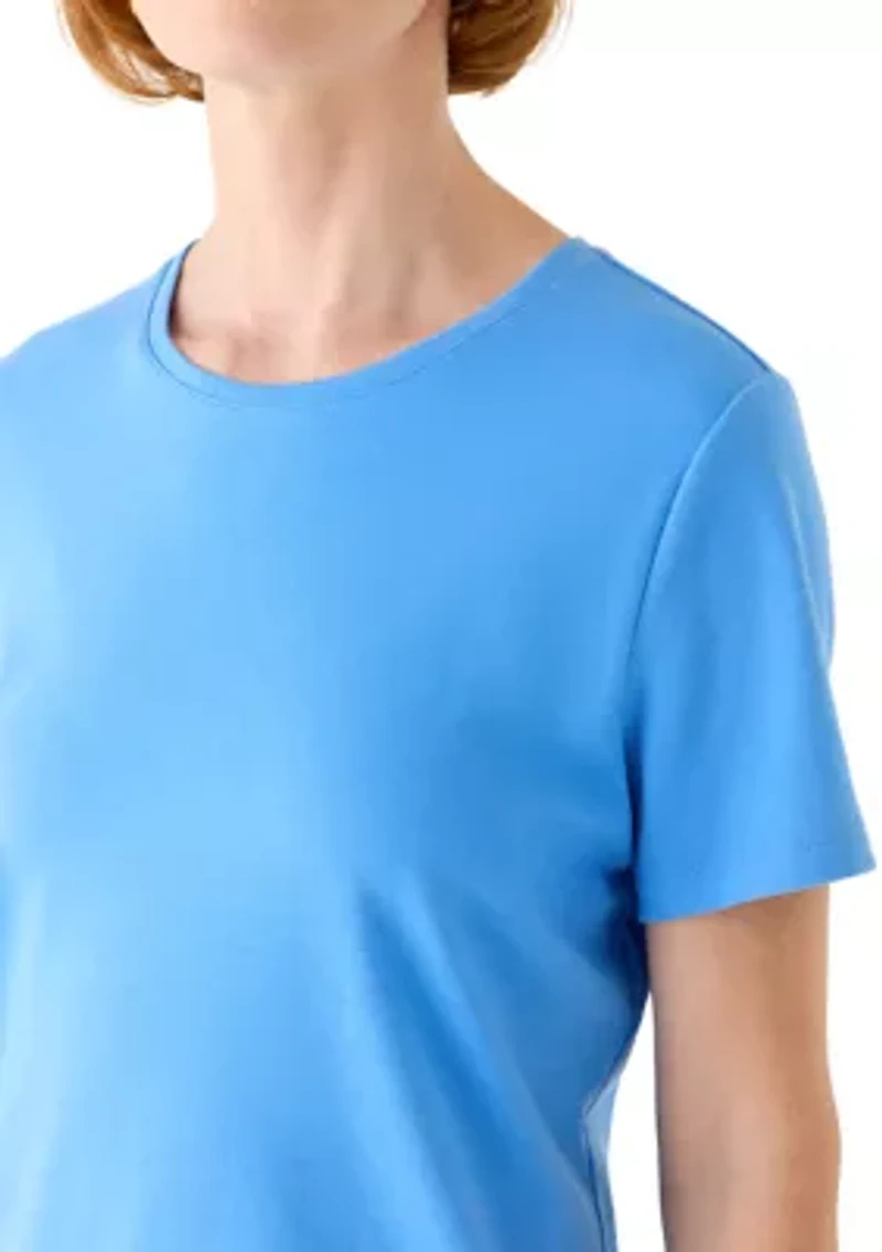 Women's Short Sleeve Crew Neck Fashion T-Shirt