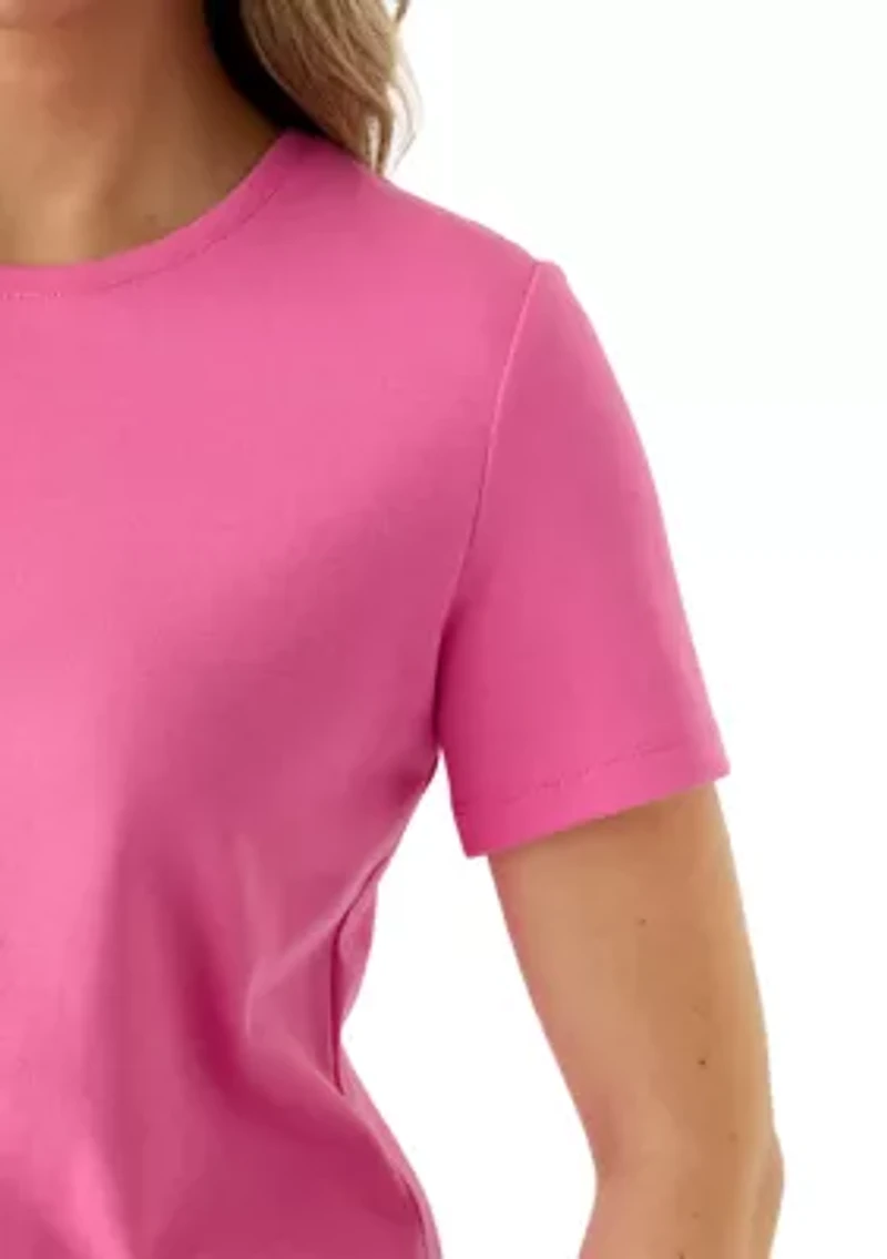 Women's Short Sleeve Crew Neck Fashion T-Shirt