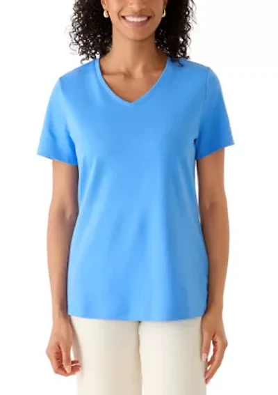 Women's Short Sleeve V-Neck T-Shirt