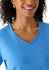 Women's Short Sleeve V-Neck T-Shirt