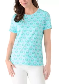 Women's Short Sleeve Print T-Shirt