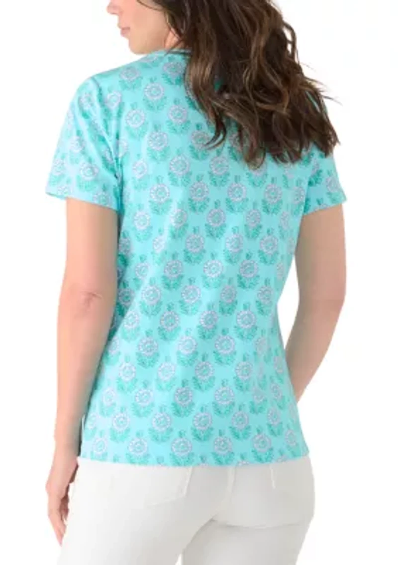 Women's Short Sleeve Print T-Shirt