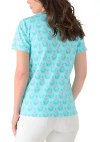 Women's Short Sleeve Print T-Shirt