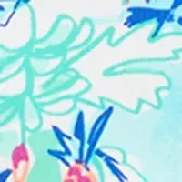 Women's Short Sleeve V-Neck Printed Top