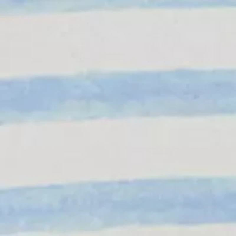 Women's Short Sleeve Crew Neck Striped Printed Top