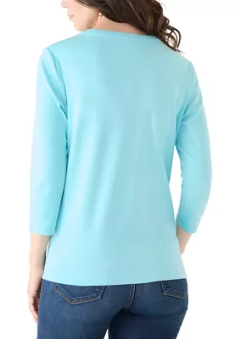 Women's 3/4 Sleeve Shirt