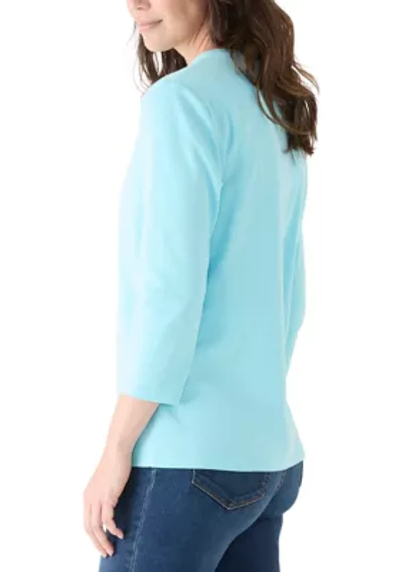 Women's 3/4 Sleeve Shirt