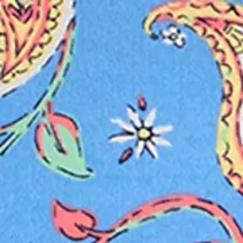 Women's Split Neck Printed T-Shirt