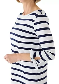 Women's 3/4 Tie Sleeve Shirt