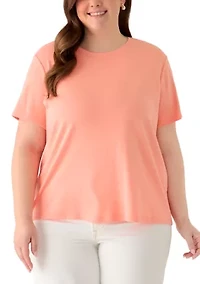 Plus Crew Neck T-Shirt