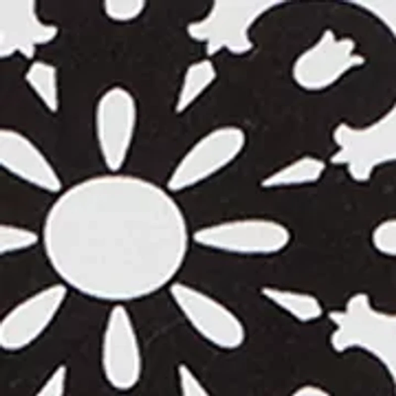 Plus 3/4 Sleeve Print Shirt